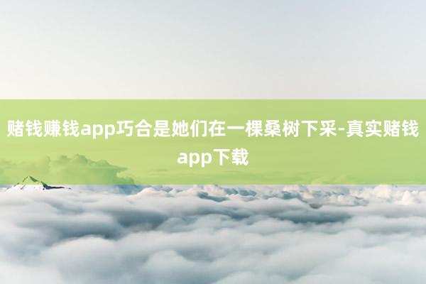 赌钱赚钱app巧合是她们在一棵桑树下采-真实赌钱app下载