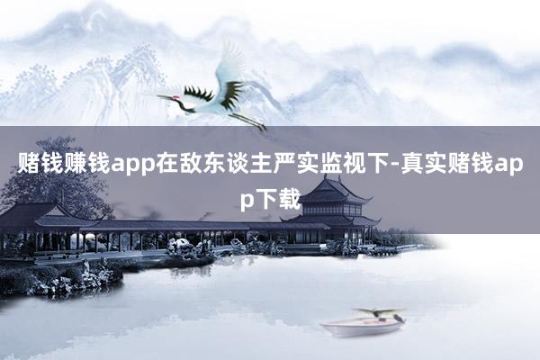 赌钱赚钱app在敌东谈主严实监视下-真实赌钱app下载
