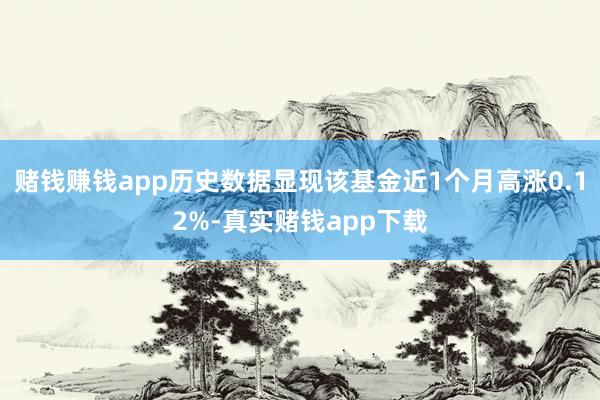 赌钱赚钱app历史数据显现该基金近1个月高涨0.12%-真实赌钱app下载