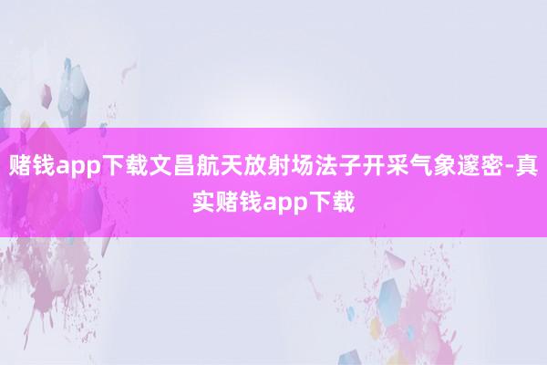 赌钱app下载文昌航天放射场法子开采气象邃密-真实赌钱app下载
